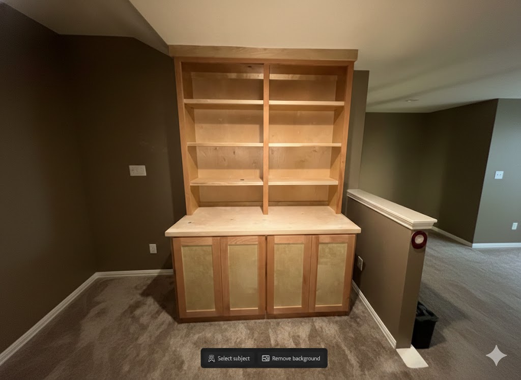 Custom bookshelf